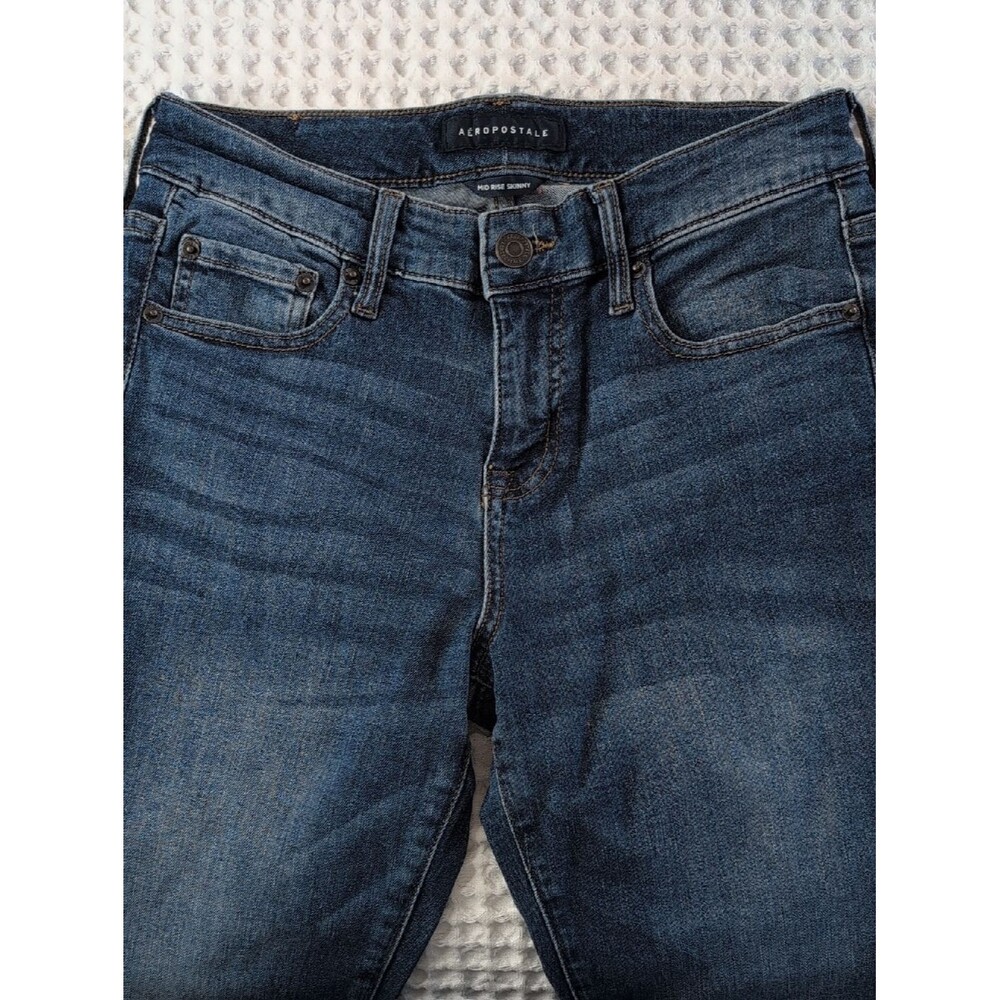Aeropostale Women's Mid Rise Skinny Jeans Size 6S